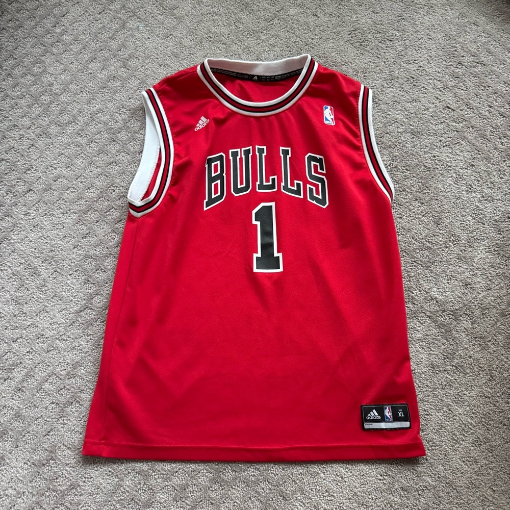 Bulls Red Basketball Jersey